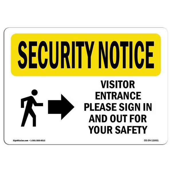 OSHA Security Sign, 7